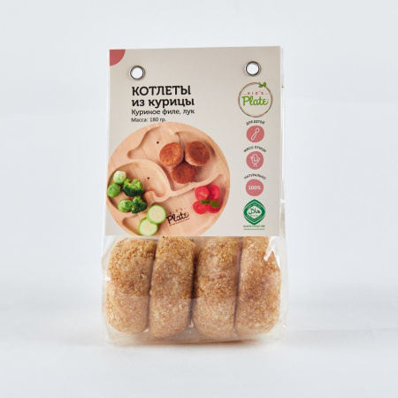 Котлеты из курицы 4шт, 180гр